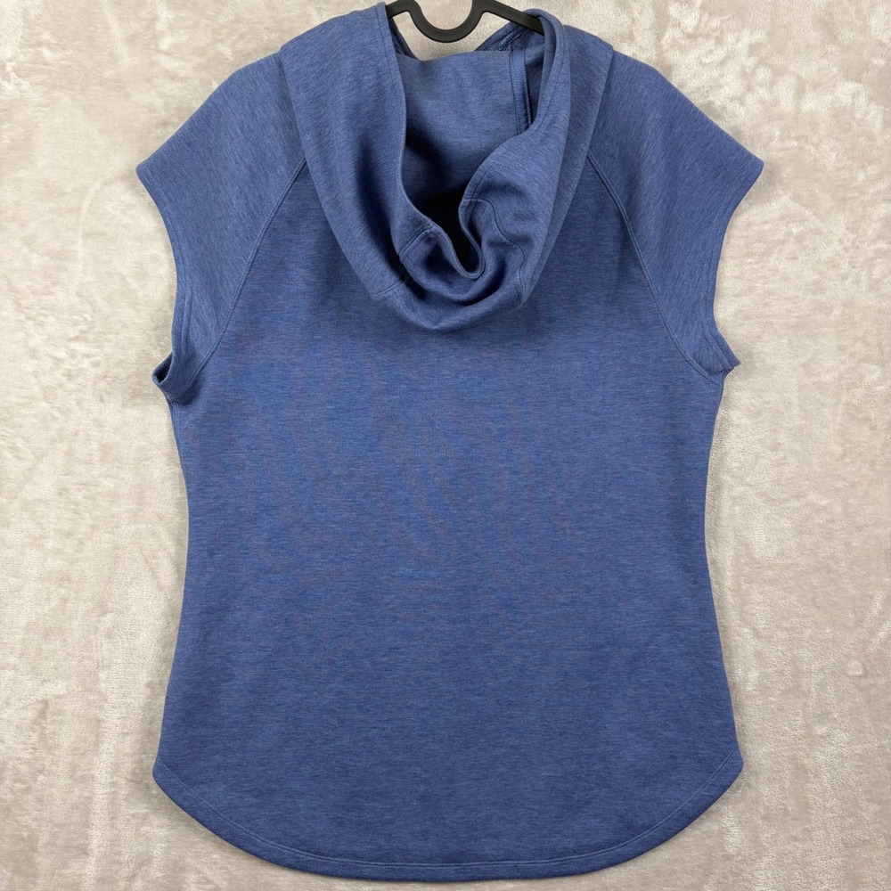 The North Face Hoodie Top Womens L Blue Sleeveless Activewear Outdoors Sports - Picture 2 of 14